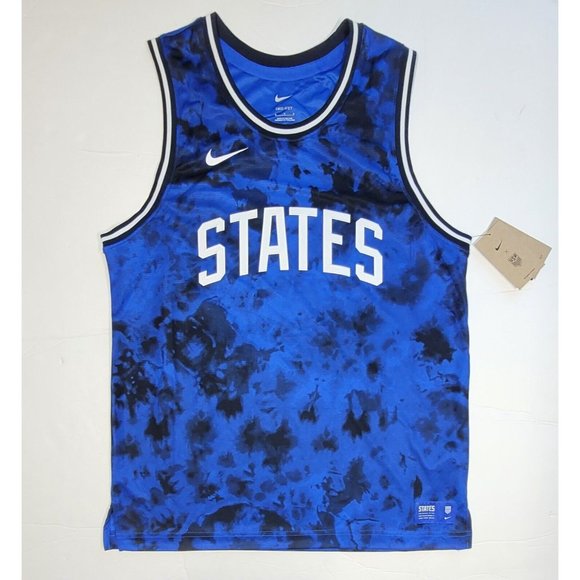 Nike USA National Soccer Team USMNT Basketball Jersey DN1134-452 - Picture 2 of 8